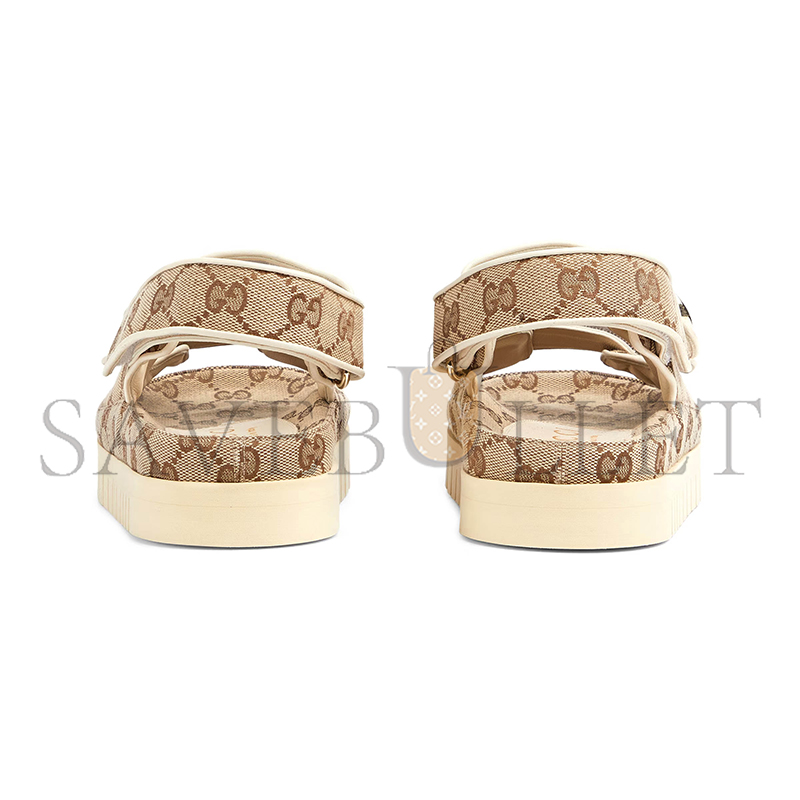 GUCCI WOMEN'S SANDAL WITH DOUBLE G 816630 FAD9F 9753